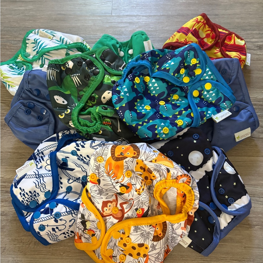 10 OsoCozy One Size Diaper Covers (8-35 lbs)